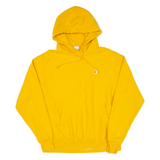 CHAMPION REVERSE WEAVE Mens Yellow Hoodie M