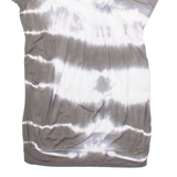 COCONUDA Womens Printed Blouse Brown V-Neck Crazy Pattern S