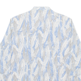 KAY KING Womens Printed Shirt Blue V-Neck 3/4 Sleeve M