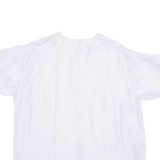 PACIFIC LINE Womens Blouse Purple Silk M