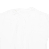 Womens Blouse White Collared L