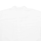 Womens Blouse White Collared L