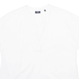 JOOP Womens Blouse White V-Neck M