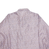 Womens Shirt Purple Floral Long Sleeve L