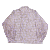 Womens Shirt Purple Floral Long Sleeve L