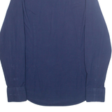 TOMMY HILFIGER Mens Plain Shirt Blue Long Sleeve L