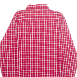 TOMMY HILFIGER Mens Shirt Red Check Long Sleeve M