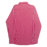 TOMMY HILFIGER Mens Shirt Red Check Long Sleeve M
