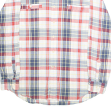 NAUTICA Mens Shirt White Check Long Sleeve XL