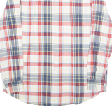 NAUTICA Mens Shirt White Check Long Sleeve XL