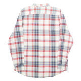 NAUTICA Mens Shirt White Check Long Sleeve XL