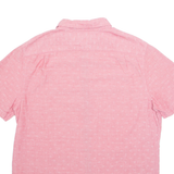 NAUTICA Classic Fit Mens Shirt Pink Crazy Pattern L