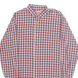 WRANGLER Mens Shirt Red Check Long Sleeve S