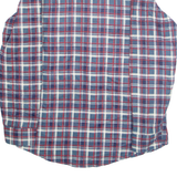 WIND CREST Mens Shirt Blue Check Long Sleeve S