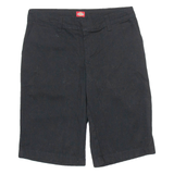 DICKIES Mens Workwear Shorts Black Relaxed S W28