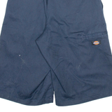 DICKIES Mens Workwear Shorts Blue Relaxed S W28