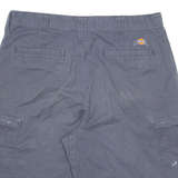 DICKIES Mens Workwear Shorts Grey Relaxed M W33
