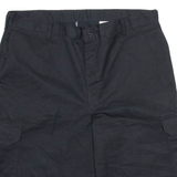 DICKIES Mens Workwear Shorts Black Relaxed XL W38