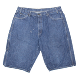 DICKIES Mens Workwear Shorts Blue Relaxed XL W38