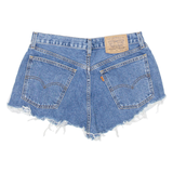 LEVI'S 505 02 Womens Denim Shorts Blue Relaxed M W34