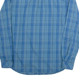 NAPAPIJRI Mens Shirt Blue Check Long Sleeve M