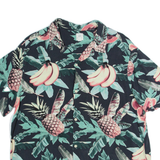 H&M Mens Hawaiian Shirt Black L