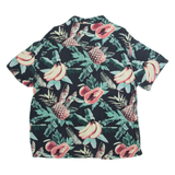 H&M Mens Hawaiian Shirt Black L