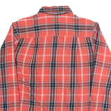 KICKERS Mens Shirt Red Check Long Sleeve M