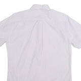 BARBOUR Seesucker Mens Shirt Red Striped S