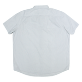 MICHAEL KORS Mens Shirt White Geometric 2XL