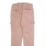 BODEN Cargo Womens Trousers Pink Regular Tapered W30 L30