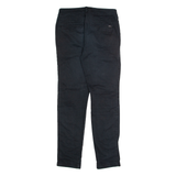 HOLLISTER Chino Womens Trousers Black Regular Tapered W26 L30