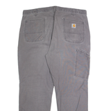 CARHARTT Cargo Mens Trousers Grey Relaxed Straight W40 L30