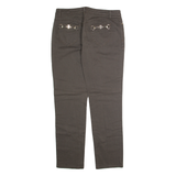 TRUSSARDI Womens Trousers Grey Regular Straight W29 L29