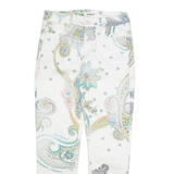 DESIGUAL Womens Trousers White Regular Tapered W28 L28