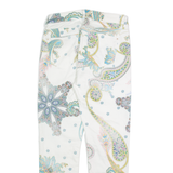 DESIGUAL Womens Trousers White Regular Tapered W28 L28