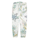 DESIGUAL Womens Trousers White Regular Tapered W28 L28