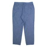 HOBBS LONDON Workwear Mens Trousers Blue Regular Tapered W30 L25