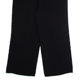 WHISTLES Workwear Womens Trousers Black Relaxed Wide-Leg W32 L27