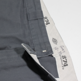 DICKIES Chino Mens Trousers Grey Regular Straight W38 L29