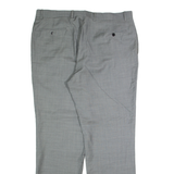 TOMMY HILFIGER Chino Mens Trousers Grey Regular Straight Wool W38 L32