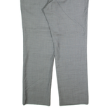 TOMMY HILFIGER Chino Mens Trousers Grey Regular Straight Wool W38 L32