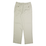 TOMMY HILFIGER Chino Mens Trousers Cream Regular Straight W32 L32