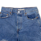 LEVI'S Big E Womens Denim Shorts Blue S W27