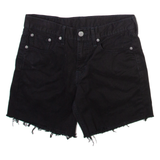 LEVI'S 514 Womens Casual Shorts Black Slim M W29