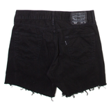 LEVI'S 514 Womens Casual Shorts Black Slim M W29