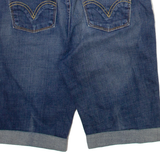 LEVI'S 627 Womens Denim Shorts Blue Slim S W28