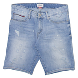 TOMMY HILFIGER Womens Denim Shorts Blue M W32