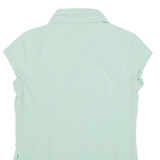 COLUMBIA Womens Shirt Green Check S