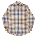 MCGREGOR Mens Shirt Blue Check Long Sleeve M